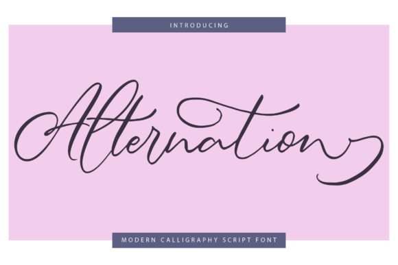 Alternation: A Versatile Handwritten Font for Modern Branding