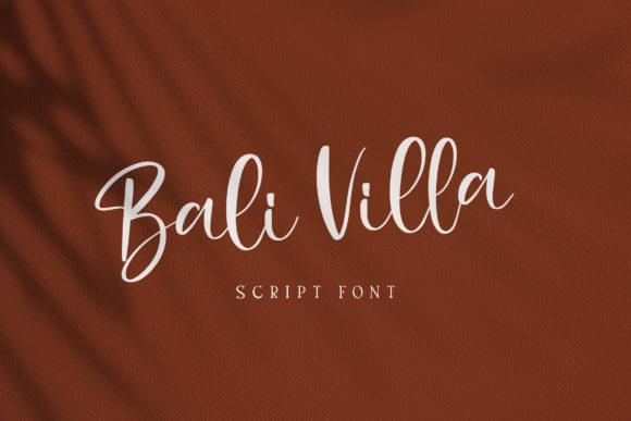 Bali Villa: A Timeless Script Font for Digital Design