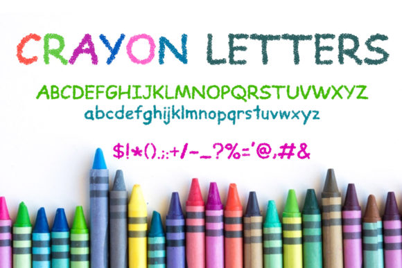 Crayon Letters: A Handwritten Font for Editorial Design