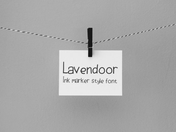 Lavendoor: A Quirky Handwritten Font for Creative Makers