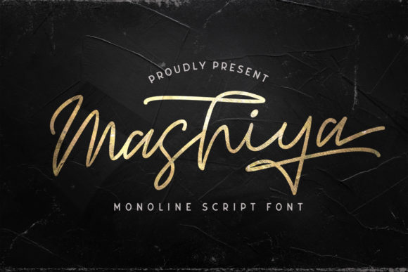 Mashiya: A Script Font That Elevates Campaign Design