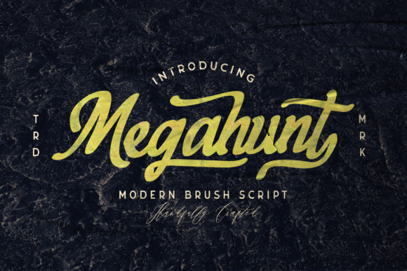 Megahunt: A Script Font That Elevates Branding