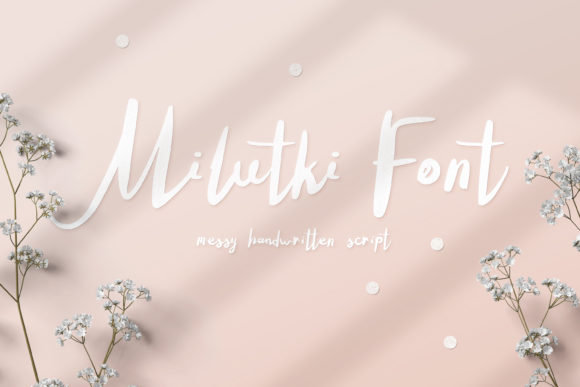 Milutki: A Handwritten Font for Creative Makers