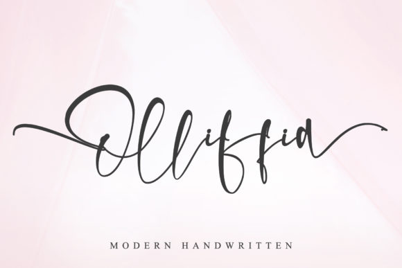 Olliffia: A Modern Handwritten Font for Editorial Design