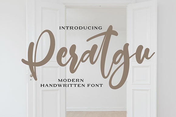 Peratgu: A Script Font That Elevates Campaign Design