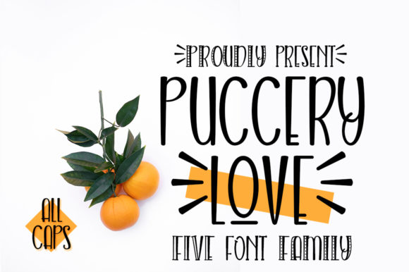 Puccery Love: A Playful Script Font for Editorial Design