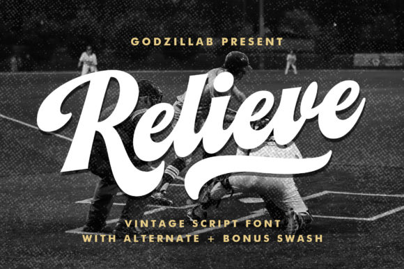 Relieve: A Handwritten Font for Creative Crafters