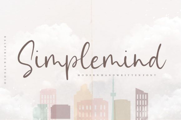 Simplemind: A Script Font with Quiet Elegance