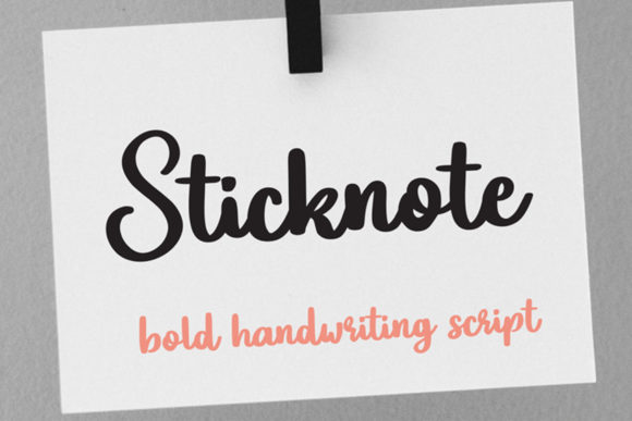 Sticknote: The Font That Makes Your Campaigns Stand Out