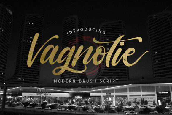Vagnotie: A Modern Script Font for Digital Branding