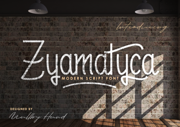 Zyamatyca: A Handwritten Font for Beautiful Craft Projects